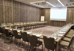 Operable partitions in project UALCOM took part in the design of the conference hall of the Radisson Blu Hotel.