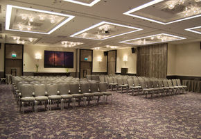 Operable partitions in project UALCOM took part in the design of the conference hall of the Radisson Blu Hotel.