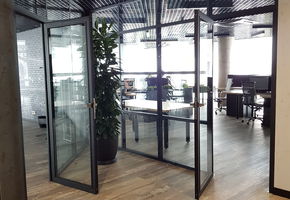 UALCOM-Standart in project New design for the stylish office of a large building holding Kesz.