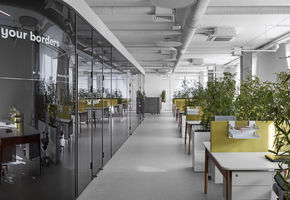 UALCOM-Twin in project UALCOM won the tender to install partitions in the modern office of the company Biosphere.